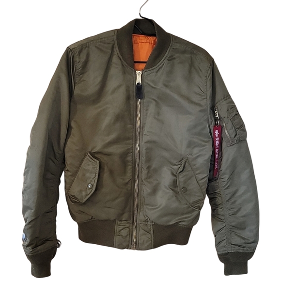 Alpha Industries Other - Alpha Industries MA-1 BOMBER JACKET SLIM FIT Reversible